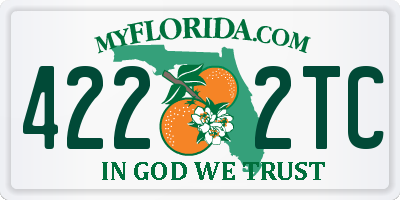 FL license plate 4222TC