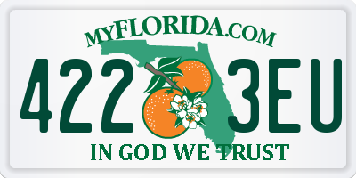 FL license plate 4223EU
