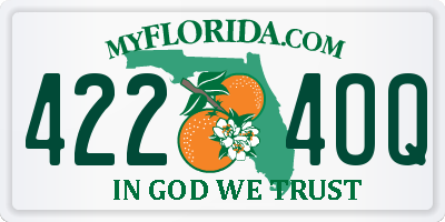 FL license plate 4224OQ