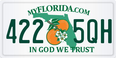 FL license plate 4225QH