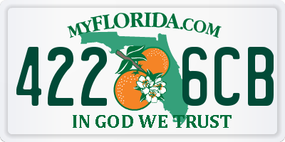 FL license plate 4226CB