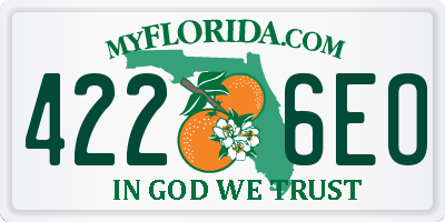 FL license plate 4226EO