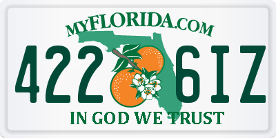 FL license plate 4226IZ