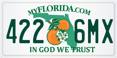FL license plate 4226MX
