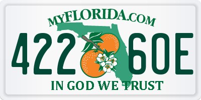 FL license plate 4226OE