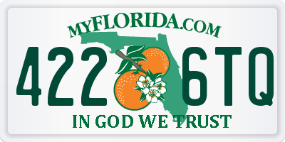 FL license plate 4226TQ