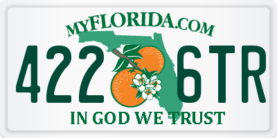 FL license plate 4226TR