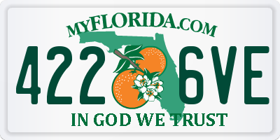 FL license plate 4226VE