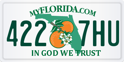 FL license plate 4227HU