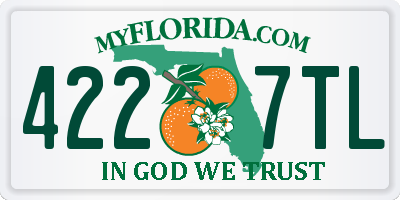 FL license plate 4227TL