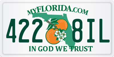 FL license plate 4228IL