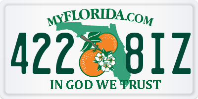 FL license plate 4228IZ