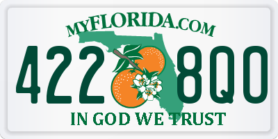 FL license plate 4228QO