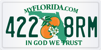 FL license plate 4228RM