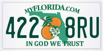 FL license plate 4228RU