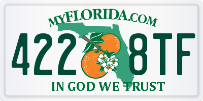 FL license plate 4228TF