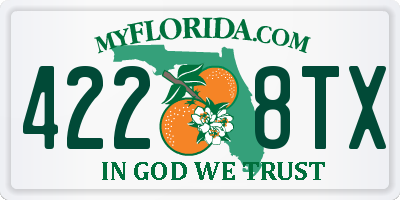 FL license plate 4228TX