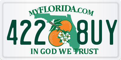 FL license plate 4228UY