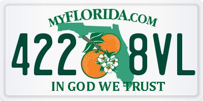 FL license plate 4228VL
