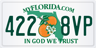 FL license plate 4228VP