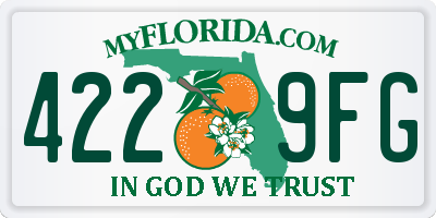 FL license plate 4229FG