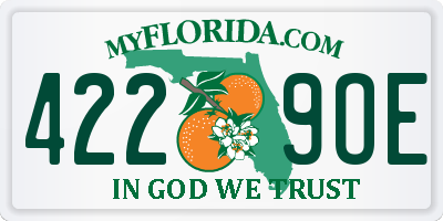 FL license plate 4229OE