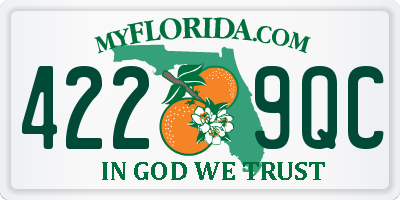 FL license plate 4229QC