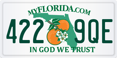 FL license plate 4229QE