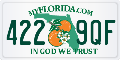 FL license plate 4229QF