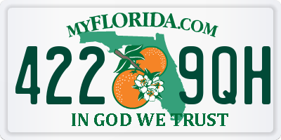 FL license plate 4229QH