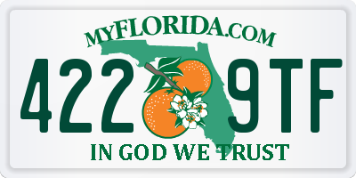 FL license plate 4229TF