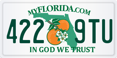 FL license plate 4229TU