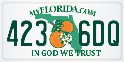 FL license plate 4236DQ