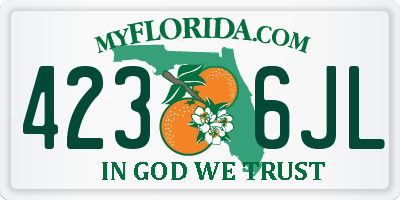 FL license plate 4236JL