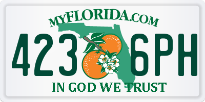 FL license plate 4236PH