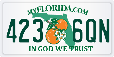 FL license plate 4236QN