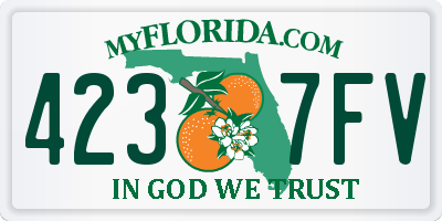 FL license plate 4237FV