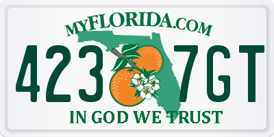 FL license plate 4237GT