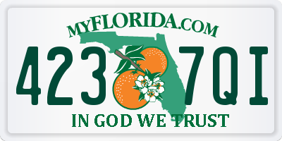 FL license plate 4237QI