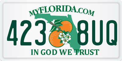 FL license plate 4238UQ