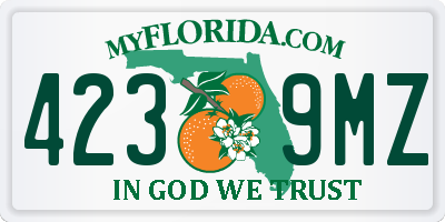 FL license plate 4239MZ