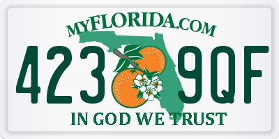 FL license plate 4239QF