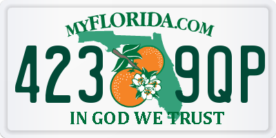 FL license plate 4239QP