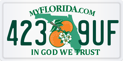 FL license plate 4239UF