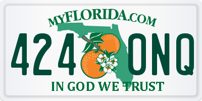 FL license plate 4240NQ