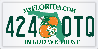 FL license plate 4240TQ