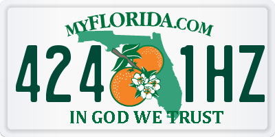 FL license plate 4241HZ