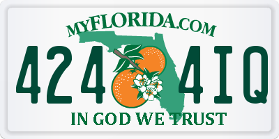 FL license plate 4244IQ