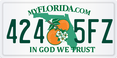 FL license plate 4245FZ