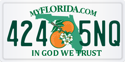 FL license plate 4245NQ